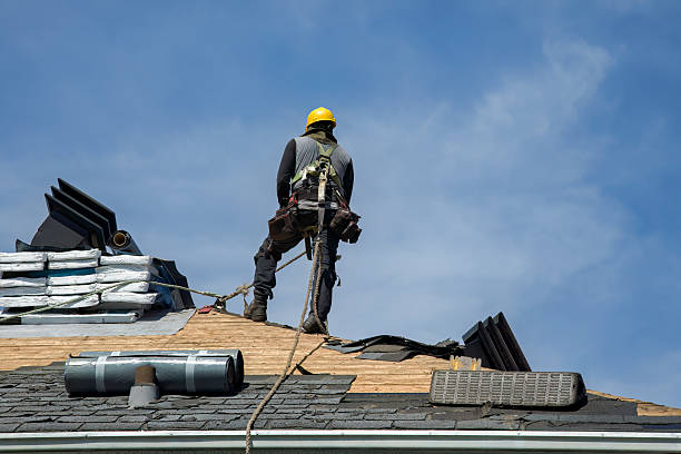 Professional Roofing technician working in Mountain Home, NC